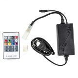 Контроллер для управления светодиодными ULC-N22-RGB NEON BLACK лентами 220В, с пультом ДУ. Цвет чёрный. UL-00010579 Uniel