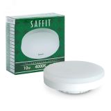 Лампа светодиодная LED 10вт GX53 белый таблетка 55228 SAFFIT