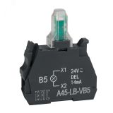 Световой блок OptiSignal D22 A45-LB-VB5 желтый 24VACDC ZBVB5 332204 КЭАЗ