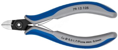 Прецизионные кусачки боковые для электроники вороненые 125 mm KN-7912125 KNIPEX