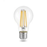 Лампа светодиодная филаментная LED 15 Вт 1400 лм 2700К AC185-265В E27 А60 (груша) теплая  Black Filament Gauss 102902115 GAUSS