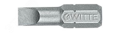 Бита шлиц SL 1.6 х 8.0 х 25 мм 1/4'' C6.3 Industrial 264152000 WITTE