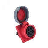 Розетка стационарная внутренняя угловая 4252 3Р+РЕ+N 32А 380В IP67 PROxima ps-4252-32-380 EKF