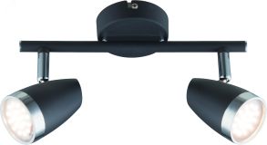 Светильник настенно-потолочный спот Joyce 6156-702 светодиодный LED 2 х 4 Вт 3200К поворотный Б0054689 Rivoli
