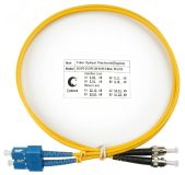 Шнур оптический duplex 1м SC-ST 9/125 sm LSZH 7543c Cabeus