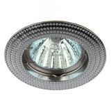 Светильник литой MR16,12V/220V, 50W хром KL55 CH Б0017099 ЭРА