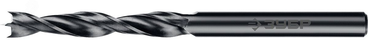 Сверло спиральное по дереву d 12x140/85мм , М-образная заточка 29421-140-12_z01 ЗУБР