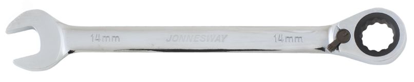Ключ гаечный комбинированный трещоточный с реверсом, 14 мм 049296 Jonnesway