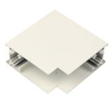 Коннектор UBX-MS22/35 WHITE для накладных магнитных шинопроводов, 35мм. Угловой. Вертикальный. Белый. ТМ UL-00008732 Uniel
