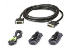 Кабель KVM DVI-D (Dual Link), USB, аудио, 3 метра 1000621079 Aten