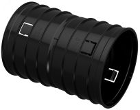 Муфта соединительная для двустенной трубы d=140мм CTA12D-M140-K02-R IEK