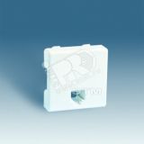 Розетка телефонная RJ-12, S27, графит 27481-38 Simon