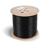 Кабель витая пара IE-4-SOLID F/UTP Cat5e 4X2X24AWG Industrial Ethernet, экранированная витая пара FTP (F/UTP), категории 5e, 4 пары, одножильный (solid), экран - фольга, внутренний/внешний (-40град.C - +75град.C), двойная оболочка FR-PVC UV (305 7748c Cab