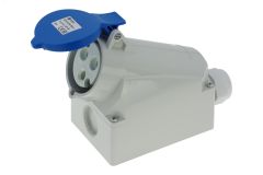 Розетка настенная 32A/230V/1P+N+E/IP44 00-00032457 INPIN
