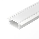 Профиль LINE-2308-F-2000 WHITE (Алюминий) 044237 Arlight