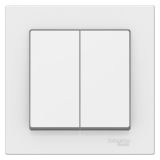 ATLASDESIGN 2-клавишный ВЫКЛЮЧАТЕЛЬ, сх.5, 10АХ, в сборе, ЛОТОС ATN001352 Systeme Electric