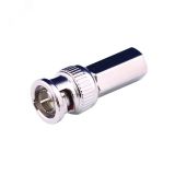 Штекер BNC, навинчивающийся на кабель RG59 0-1ГГц 00004101 SC&T