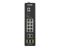 Коммутатор управляемый L2 12 портов, 10хRJ45 10/100/1000 Мб/с, 2хSFP 110525 D-Link