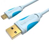 Кабель USB 2.0 AM на micro B 5pin, 0.25 м., серый 1000617728 Vention