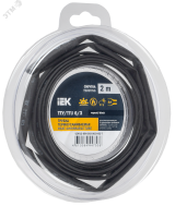 Трубка термоусадочная ТТУ нг-LS 6/3 черная (2м/упак) IEK UDR12-006-003-002-K02-T IEK