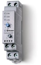 Модуль управления, аналоговый сигнал 0…10В DC, питание 24В АC/DC, монтаж на рейку 35мм, ширина 17.5мм, степень защиты IP20 195000240000 FINDER