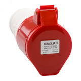 Розетка кабельная 215-16А-6h-380AC-3P+PE+N-IP44 222751 КЭАЗ