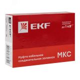 Муфта соединительная заливная МКС(Б) 1,5-6 мм2 (клеммник) PROxima mks-2-k-b EKF