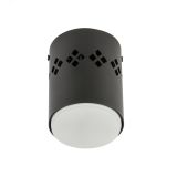 Светильник DLC-S616 GX53 BLACK декоративный накладной  Sotto Без лампы цоколь GX53 Доп светодиодная подсветка 3Вт металл черный Fametto UL-00009785 Uniel