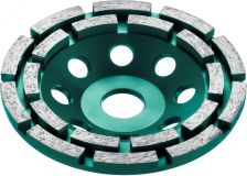 Двухрядная алмазная чашка Double d 125 мм, INDUSTRIAL 33369-125 KRAFTOOL