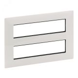 Valena LIFE Рамка для модульных устройств Mosaic 2x4x2 модуля Белая 752146 Legrand