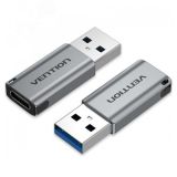Адаптер переходник OTG USB-CF на USB 3.0 AM, контакты никелированные 1000702255 Vention