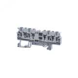 Клемма с 4 контакт. 4 кв.мм пружинная OptiClip СX-4-QUATTRO-(0,2-4)-I-BU-синий 289756 КЭАЗ