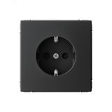 ARTGALLERY розетка с заземлением со шторками, 16А, механизм, карбон GAL001045 Systeme Electric