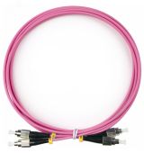 Шнур оптический duplex 2м FC-FC 50/125 мм OM4 LSZH 9082c Cabeus
