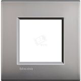 LivingLight Рамка AIR 1 пост Матовый никель LNC4802NK BTicino