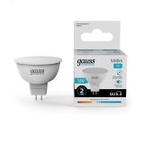 Лампа светодиодная LED 7 Вт 530 лм 4100К DC12В GU5.3 софит MR16 нейтральный Низковольтная Elementary 11527 GAUSS