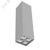 Светильник светодиодный ДПО-14Вт 3000К DL-Box Reflect Multi 36 град. серый V1-R0-70255-20L36-2001430 Вартон