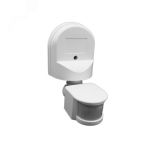 Датчик движения PMS-IR 008 1200Вт 180гр. 12м IP44 WH 5012899 JazzWay