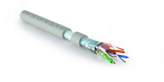 Кабель витая пара FUTP4-C5E-S24-IN-LSLTX-GY-305 (305 м) F/UTP категория 5e 426000 Hyperline