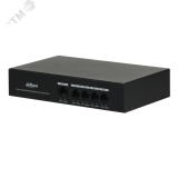 Коммутатор неуправляемый 6 портов RJ45 10 100 1000 Мб/с PoE 60Вт 149860 Dahua