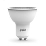 Лампа светодиодная LED 9 Вт 830 лм 4100К AC150-265В GU10 софит MR16 нейтральный  Black Gauss 101506209 GAUSS