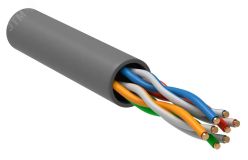 Витая пара U/UTP 5E 4х2х0.52 LSZH серый (305м) РФ/С LC1-C5E04-121-S-P-R ITK