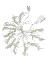 Гирлянда-Дождь  1,5х1,5м 144LED цвет свечения - мульти 1,5мм прозрачный провод 8 режимов свечения от 220V KOC_CUR-V106 Космос