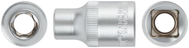 Головка 6-гранная CrV 1/2'' 10 мм 62040 FIT