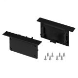Заглушка SL-LINIA62-FS BLACK (пластик) 038877 Arlight