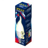 Лампа светодиодная LED 7вт 175-250В свеча на ветру матовая 600Лм Е14 3000К ЯРКАЯ UL-00002416 Uniel