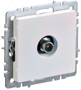 BRITE Розетка TV проходная РТВ10-0-БрЖ жемчуг BR-A10-P-K36 IEK