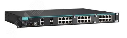 Шасси коммутатора - до 26 портов, 2 x 10/100/1000BaseTX/SFP (Combo), 1 источник питания (110/220 В перем.) IKS-6726A-2GTXSFP-HV-T MOXA