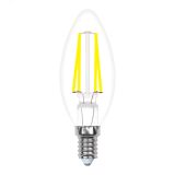 Лампа светодиодная с трехступенчатым диммером 100-50-10 LED 5вт 175-250В свеча 420Лм Е14 3000К Multibrigh филамент UL-00002367 Uniel