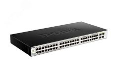 Коммутатор управляемый 48 портов 10/100/1000 Мб/с, 4хSFP 90958 D-Link